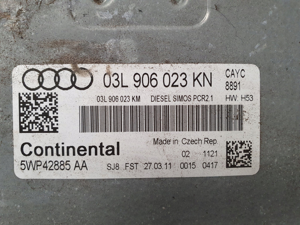 AUDI A1 8X ENGINE CONTROLLER 1.6TDI 03L906023KN