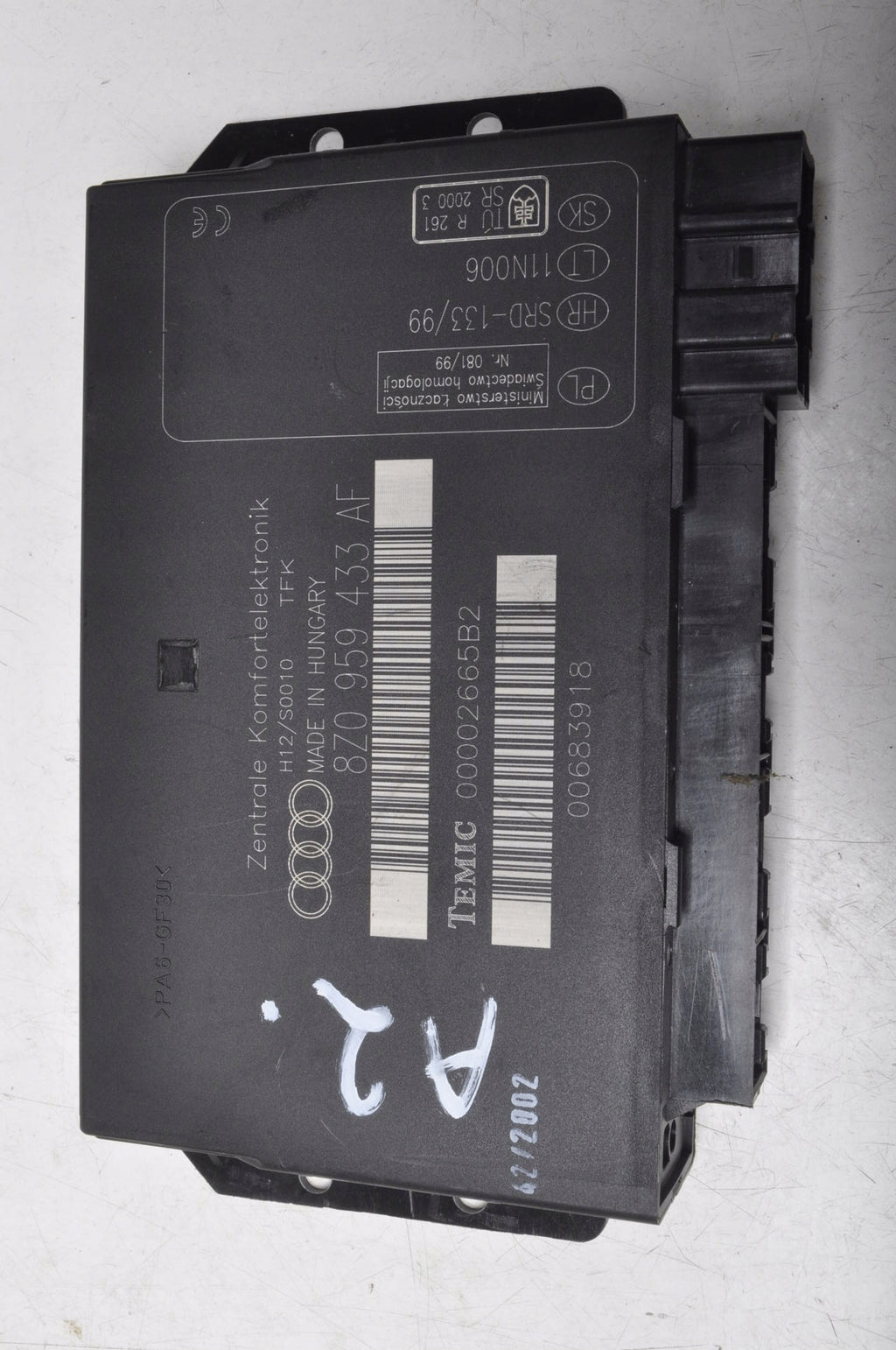 AUDI A2 COMFORT MODULE 8Z0959433AF