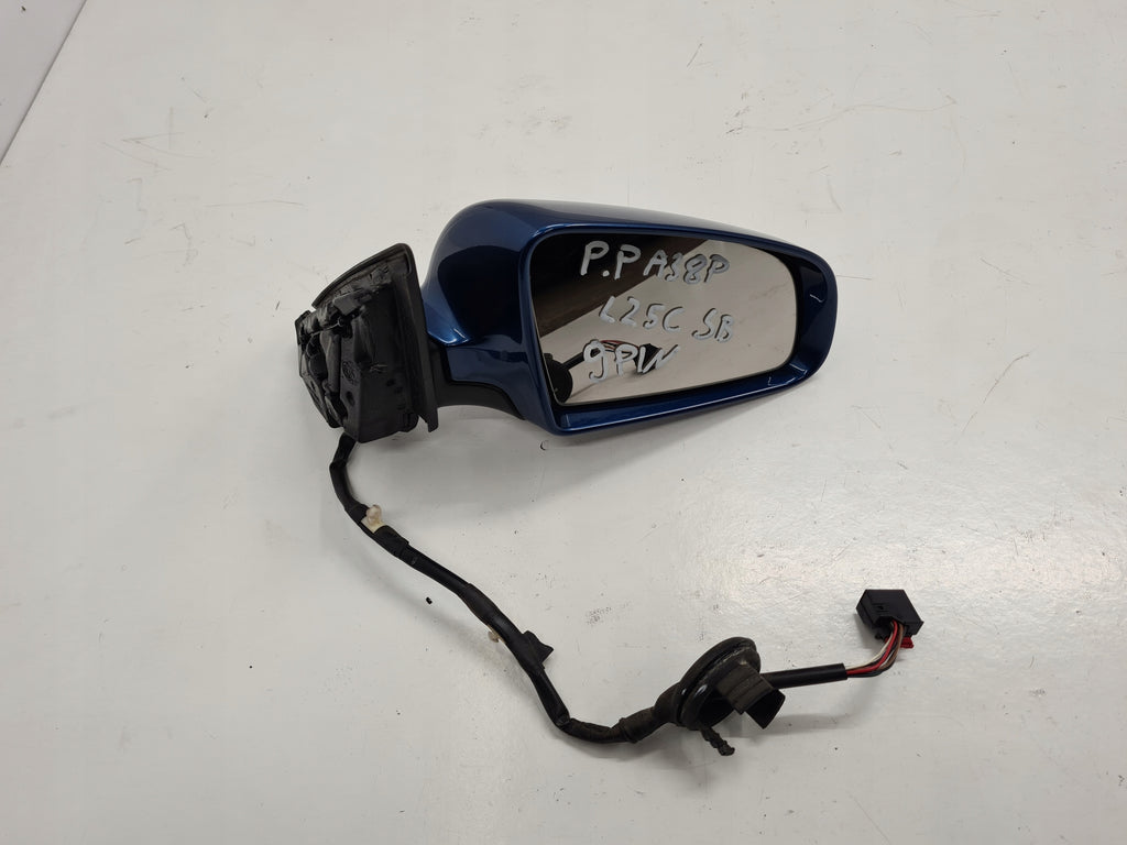 AUDI A3 8P 07R SPORTBACK MIRROR RIGHT 9PIN LZ5C ENGLISH