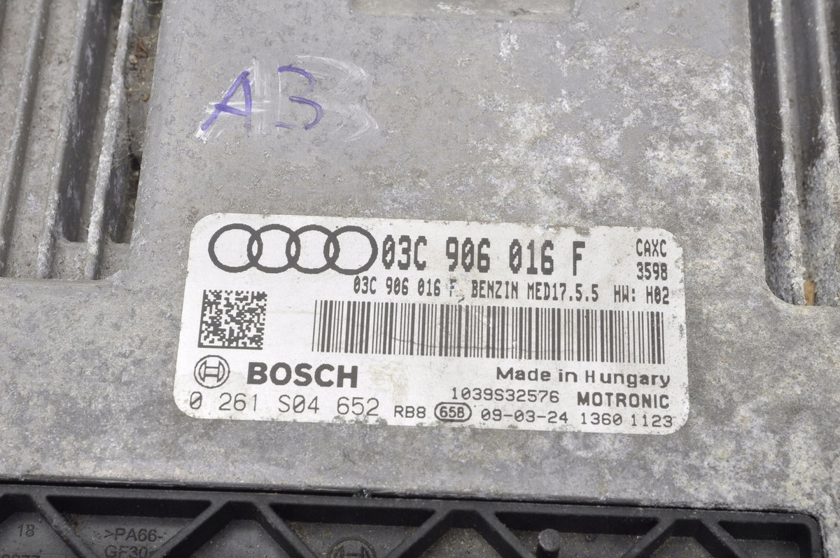 AUDI A3 8P 1.4 TFSI ENGINE DRIVER 03C906016F