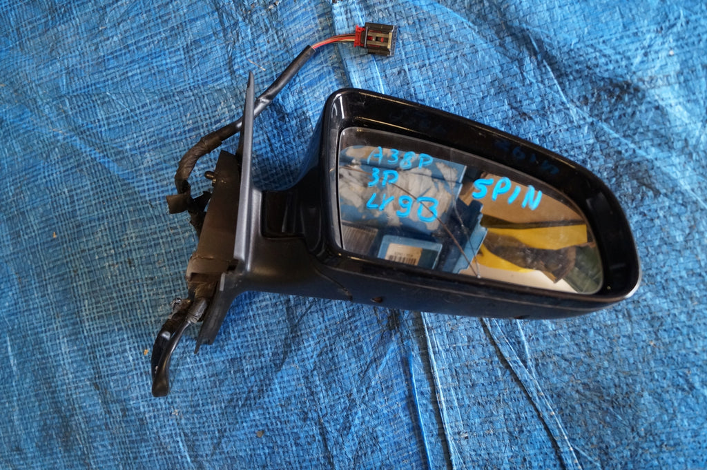 AUDI A3 8P 3D MIRROR RIGHT 5PIN LY9B ENGLISH