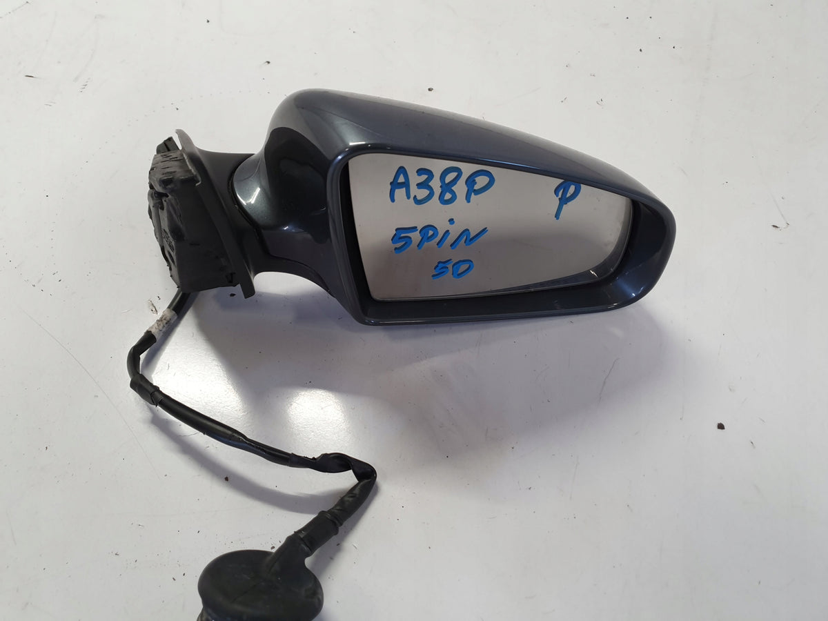 AUDI A3 8P SPORTBACK MIRROR RIGHT 5PIN ENGLISH