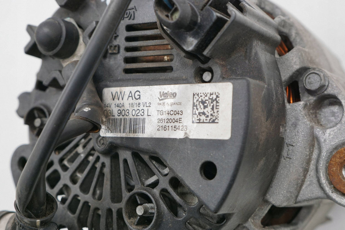 AUDI A3 8V 16R SEDAN 1.6 TDI ALTERNATOR 03L903023L