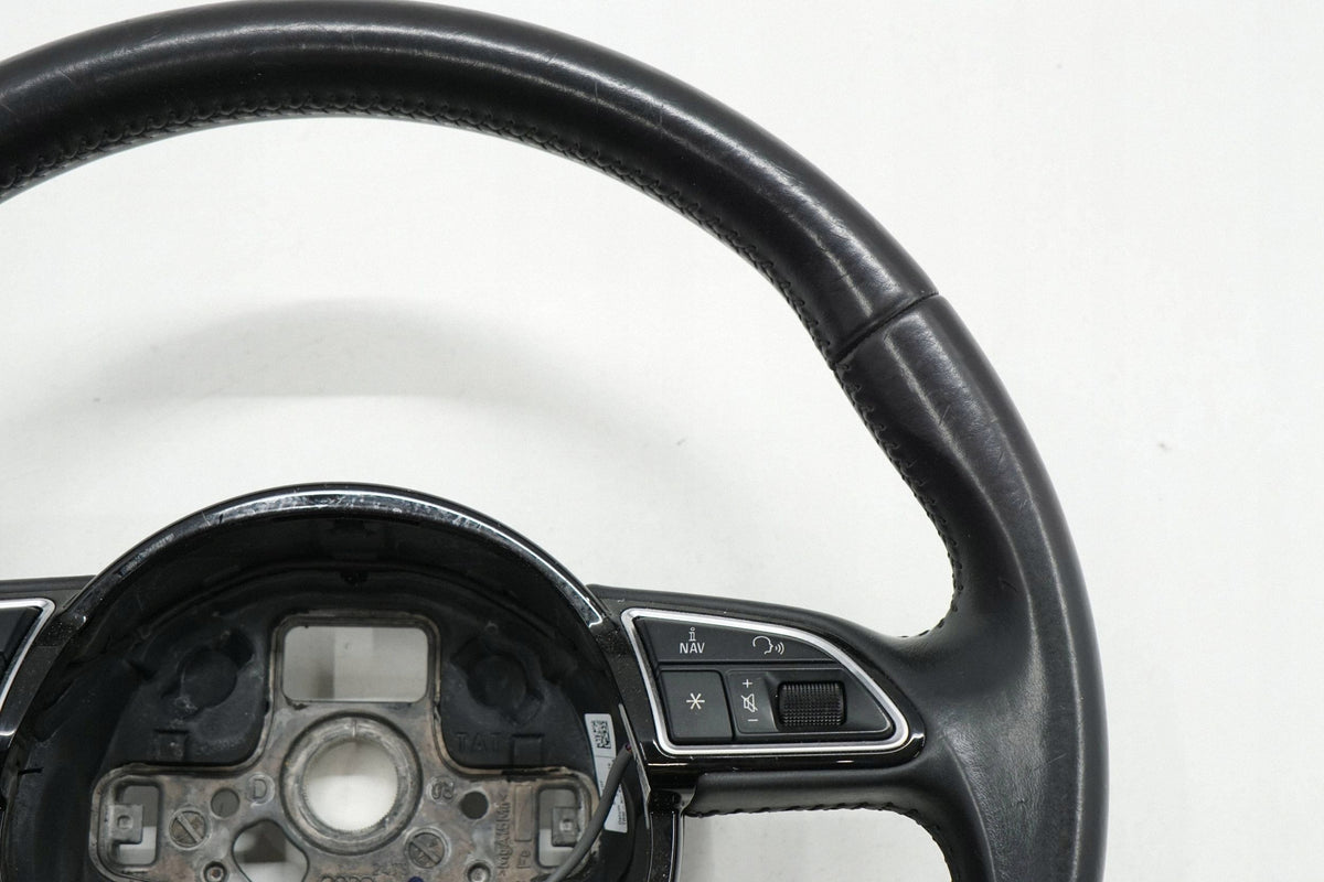 AUDI A3 8V 16R STEERING WHEEL LEATHER BLACK MULTI 8V0419091A