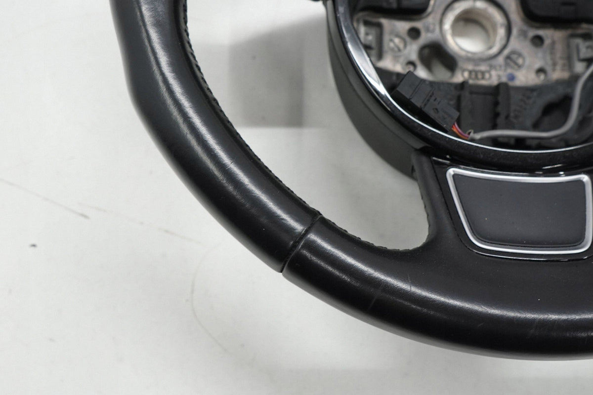 AUDI A3 8V 16R STEERING WHEEL LEATHER BLACK MULTI 8V0419091A