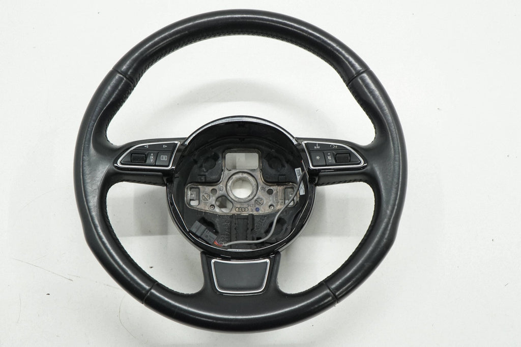 AUDI A3 8V 16R STEERING WHEEL LEATHER BLACK MULTI 8V0419091A