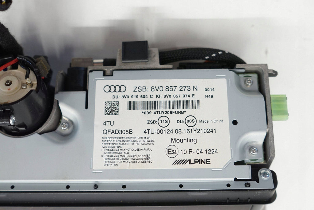 AUDI A3 8V LIFT 16R DISPLAY SCREEN MONITOR 8V0857273N