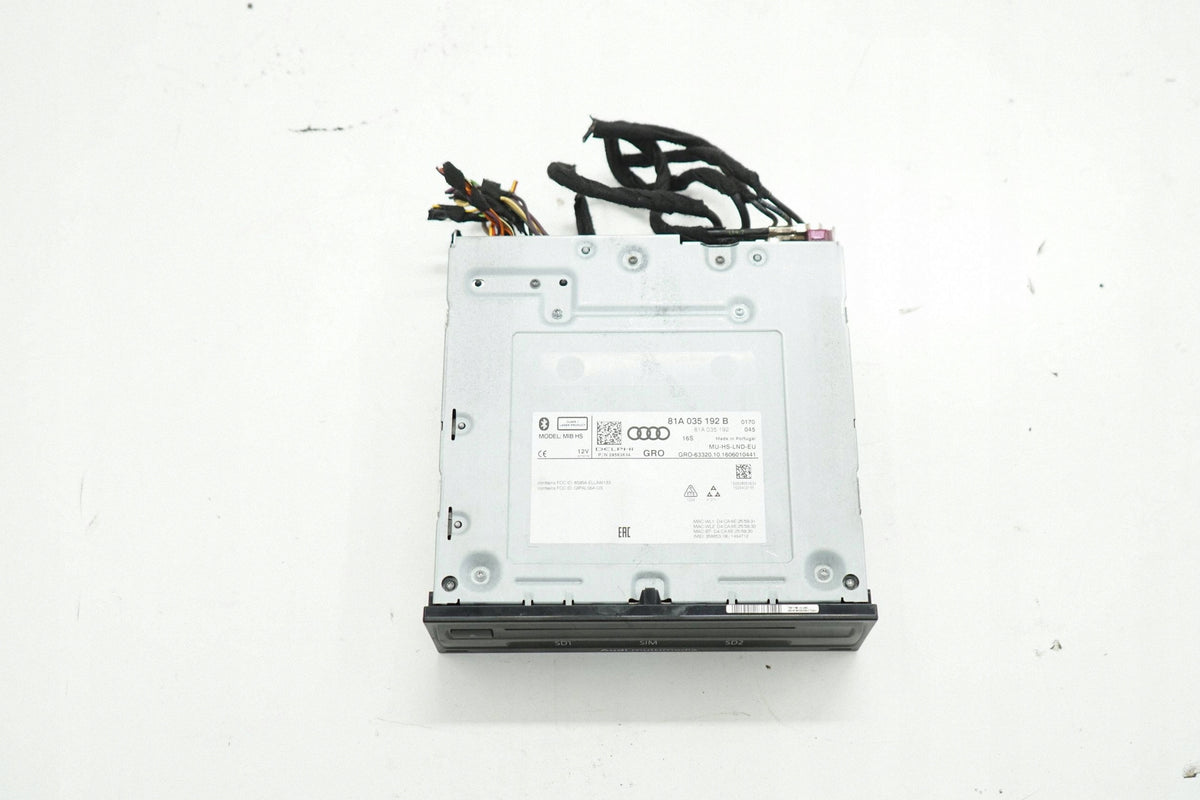 AUDI A3 8V LIFT 16R MODULE CARD NAVIGATION READER SD MMI 81A035192B