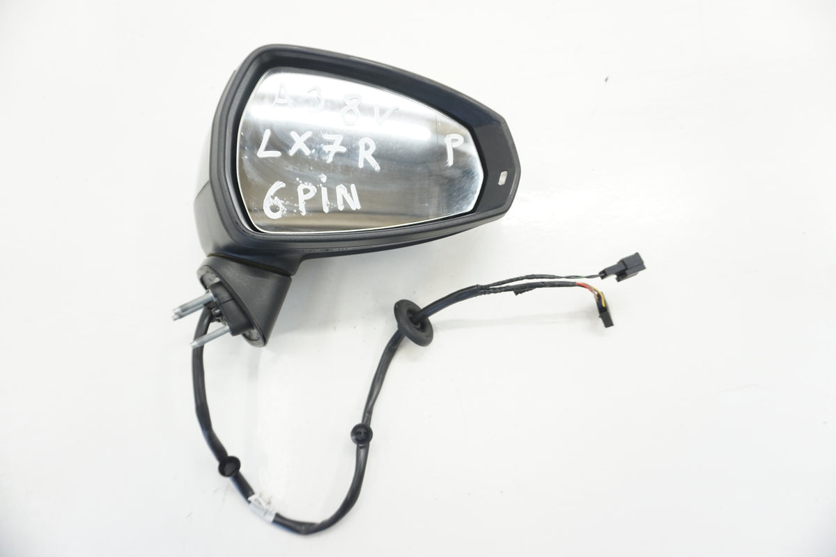 AUDI A3 8V MIRROR RIGHT 6PIN LX7R ENGLISH