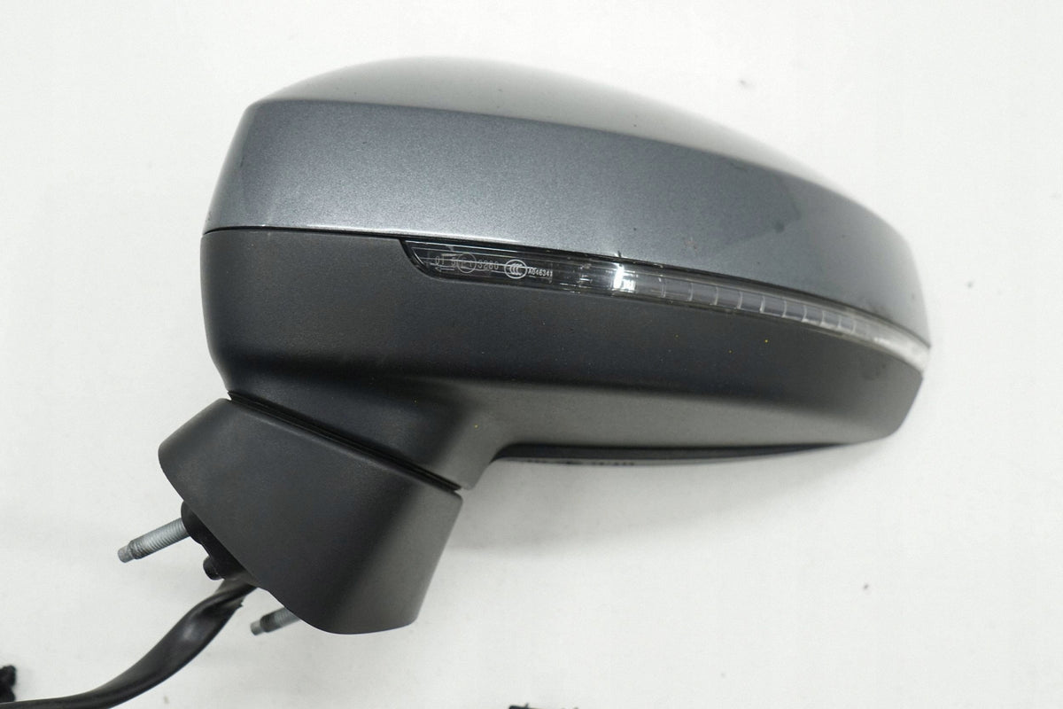 AUDI A3 8V SEDAN 16R MIRROR LEFT 12PIN HEATED FOLDING LX7R ENGLISH