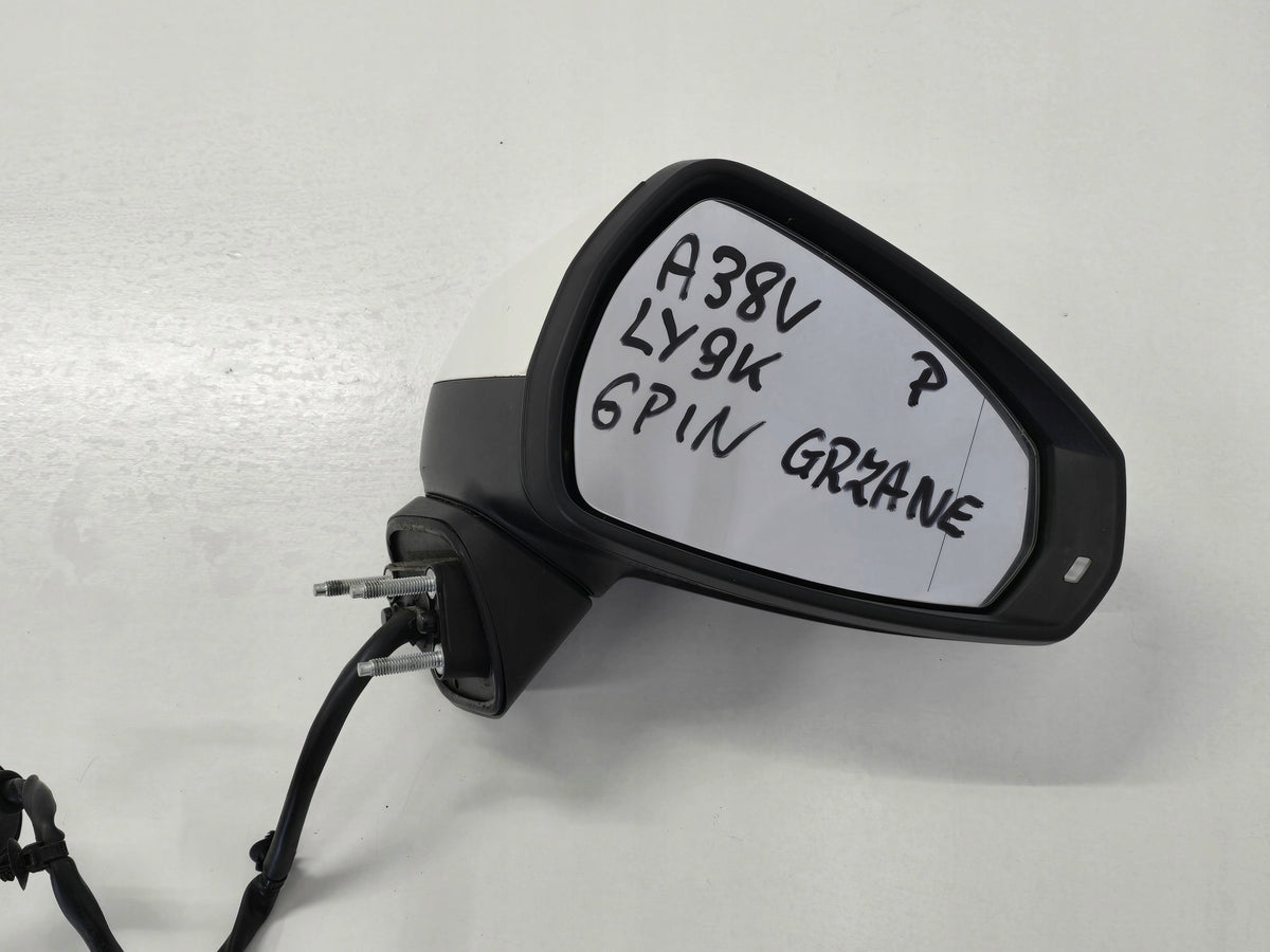 AUDI A3 8V SPORTBACK 13R MIRROR RIGHT 6PIN LY9K ANGLIK UK