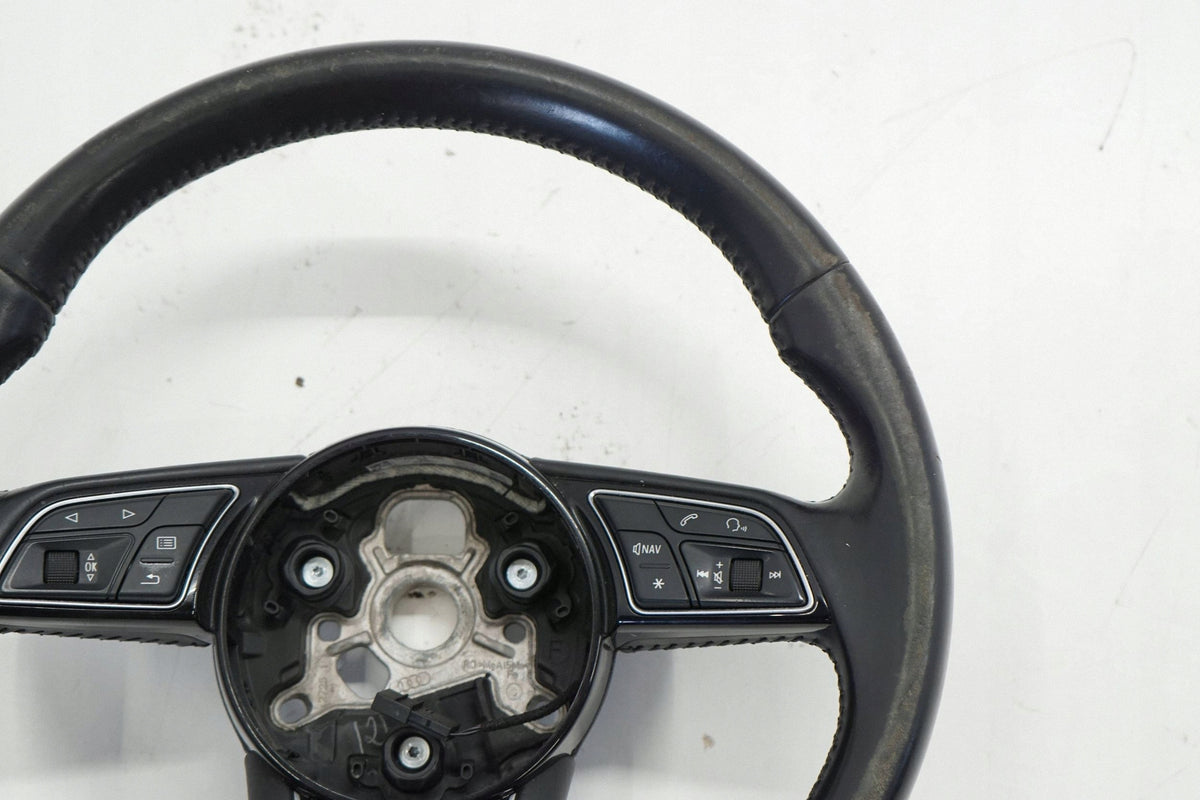 AUDI A3 8V SPORTBACK 16R STEERING WHEEL LEATHER BLACK MULTI 8V0419091CG