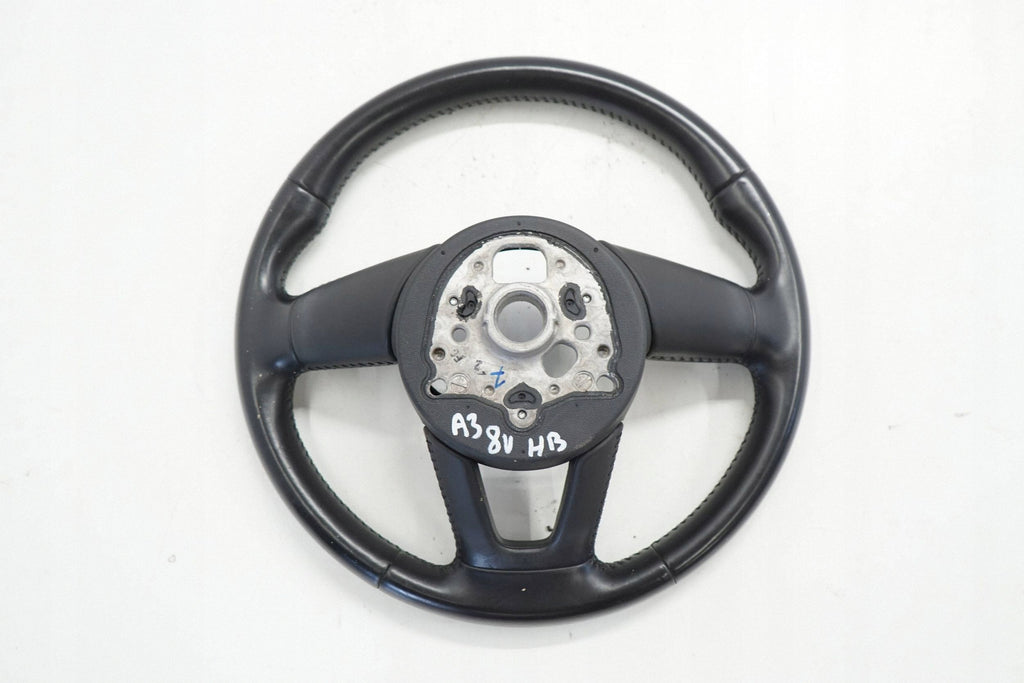 AUDI A3 8V SPORTBACK 16R STEERING WHEEL LEATHER BLACK MULTI 8V0419091CG