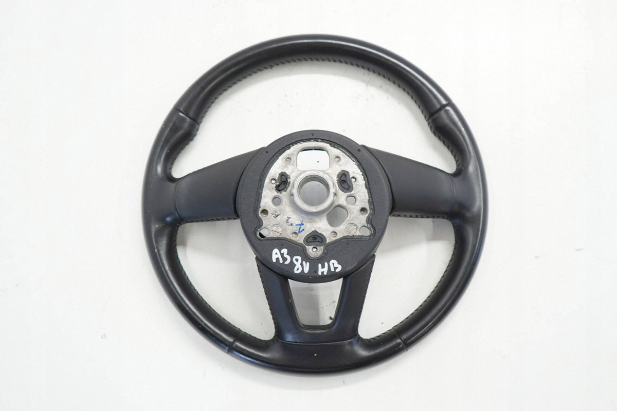 AUDI A3 8V SPORTBACK 16R STEERING WHEEL LEATHER BLACK MULTI 8V0419091CG