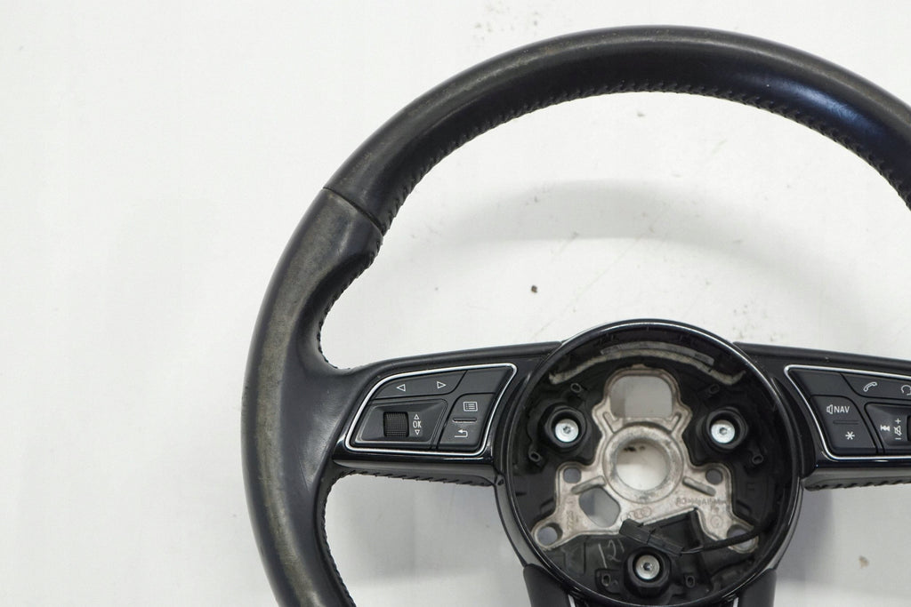 AUDI A3 8V SPORTBACK 16R STEERING WHEEL LEATHER BLACK MULTI 8V0419091CG