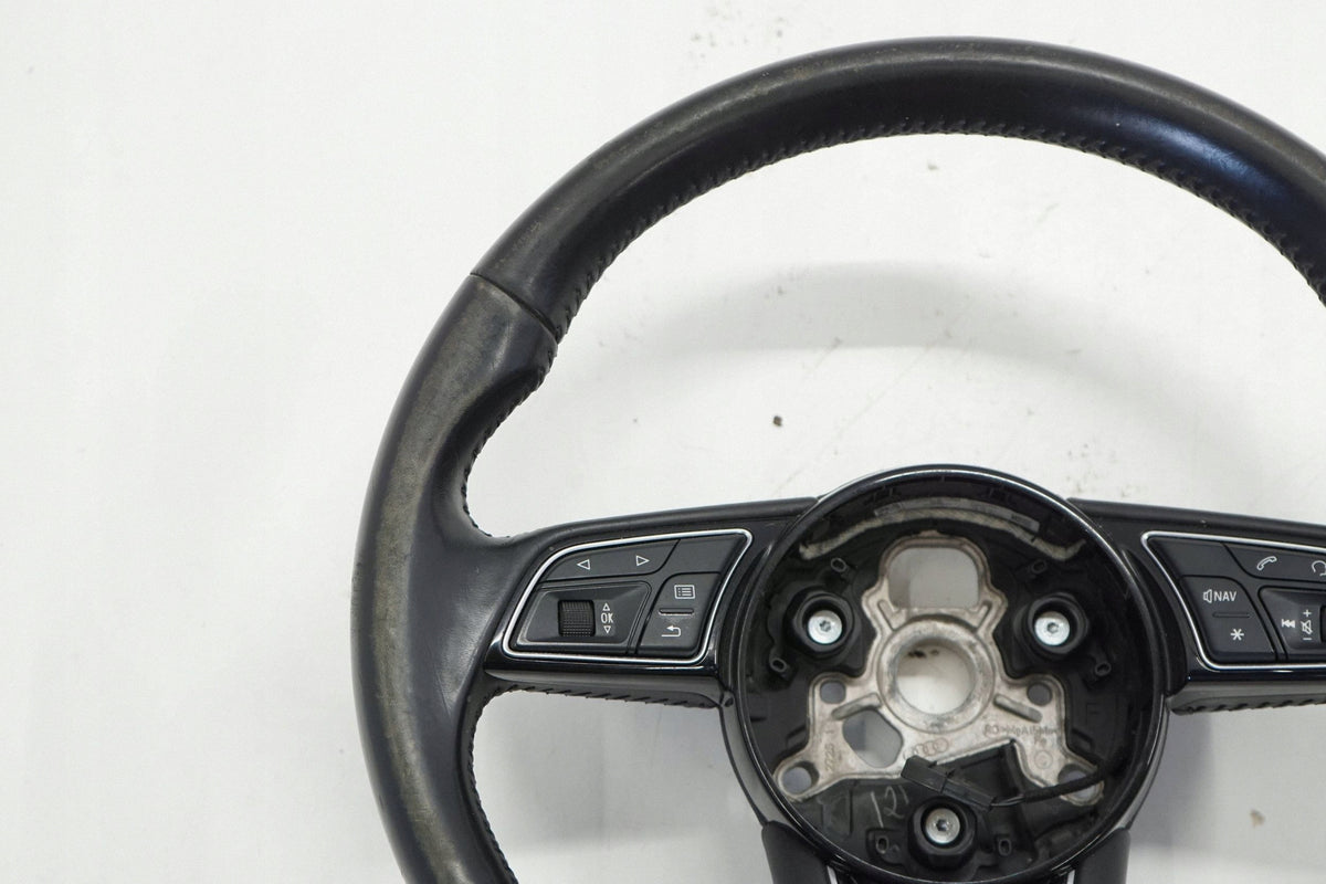AUDI A3 8V SPORTBACK 16R STEERING WHEEL LEATHER BLACK MULTI 8V0419091CG