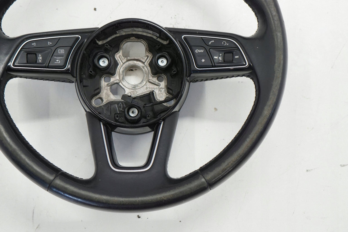 AUDI A3 8V SPORTBACK 16R STEERING WHEEL LEATHER BLACK MULTI 8V0419091CG