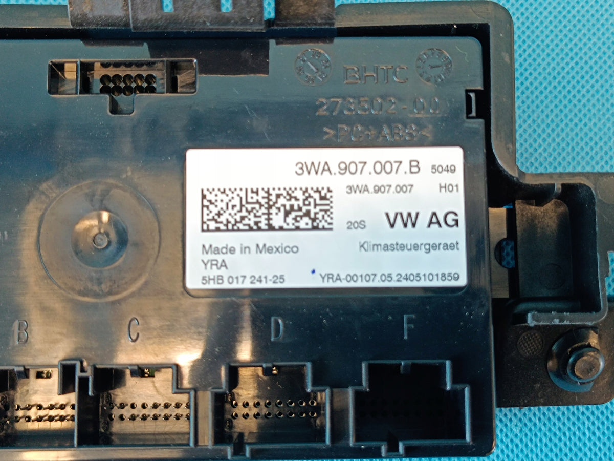 AUDI A3 8Y LIFT 1.5 TSI 85KW 2025 R AIR CONDITIONING CONTROLLER MODULE 3WA907007B
