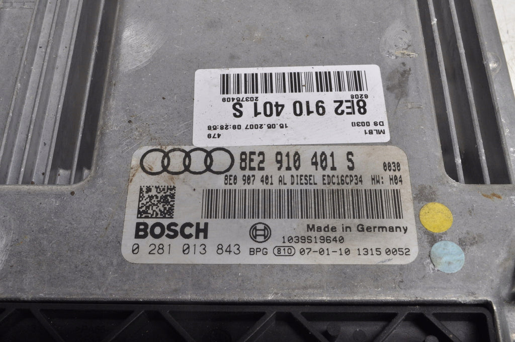 AUDI A4 B7 2.7 TDI ENGINE CONTROLLER 8E2910401S