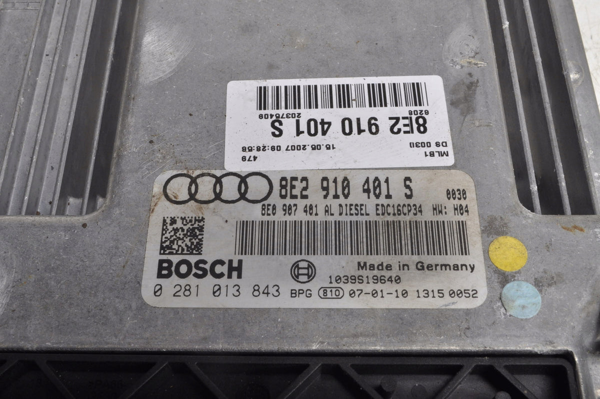 AUDI A4 B7 2.7 TDI ENGINE CONTROLLER 8E2910401S