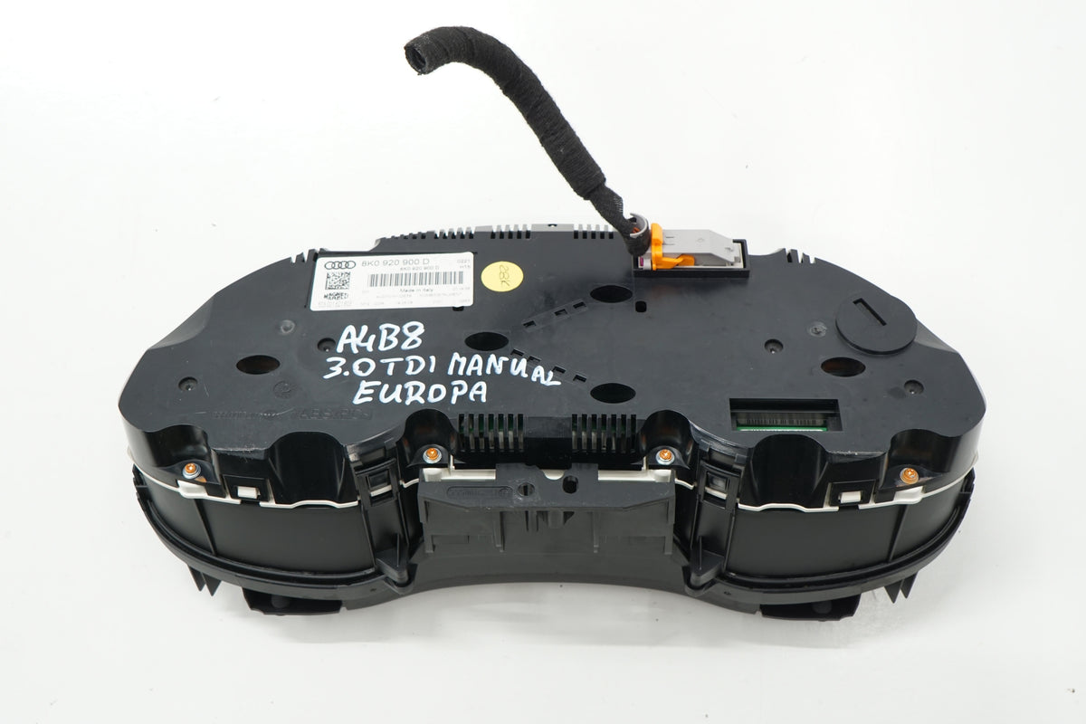 AUDI A4 B8 08R COUNTER CLOCK 3.0TDI EUROPE 8K0920900D