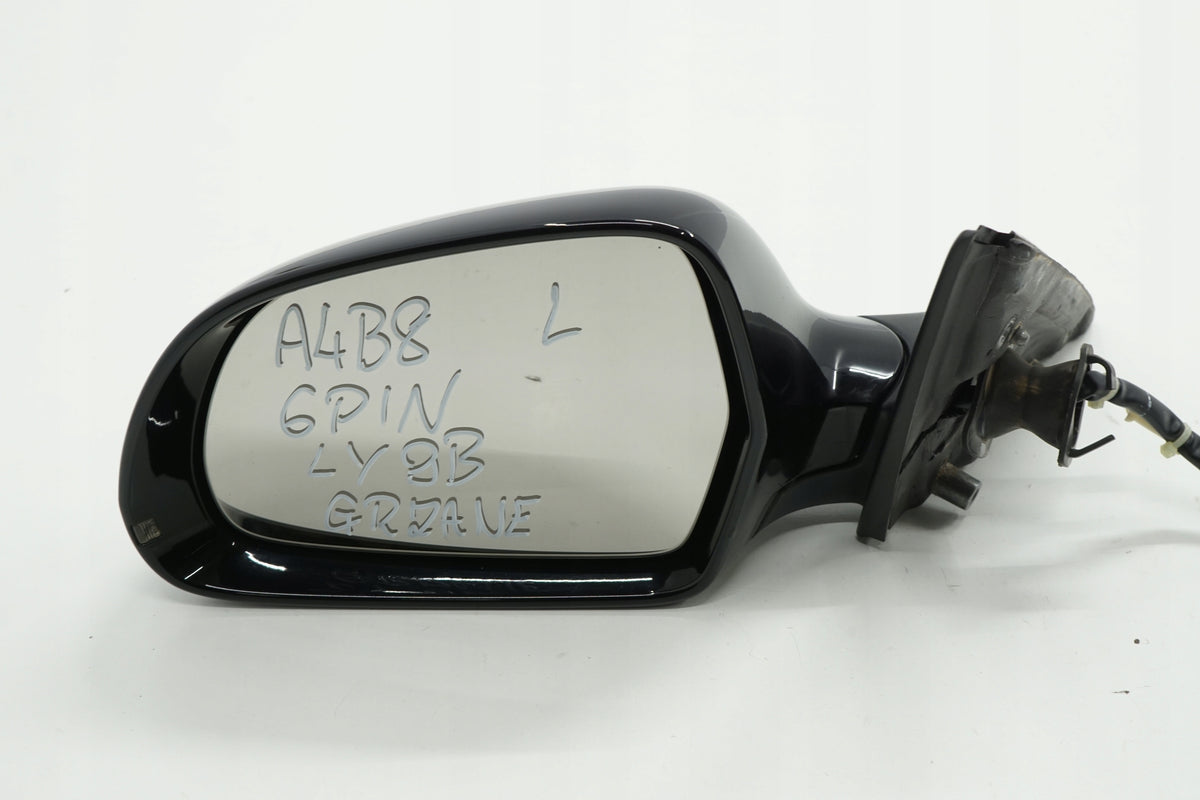 AUDI A4 B8 08R MIRROR LEFT 6PIN LY9B ANGLIK UK