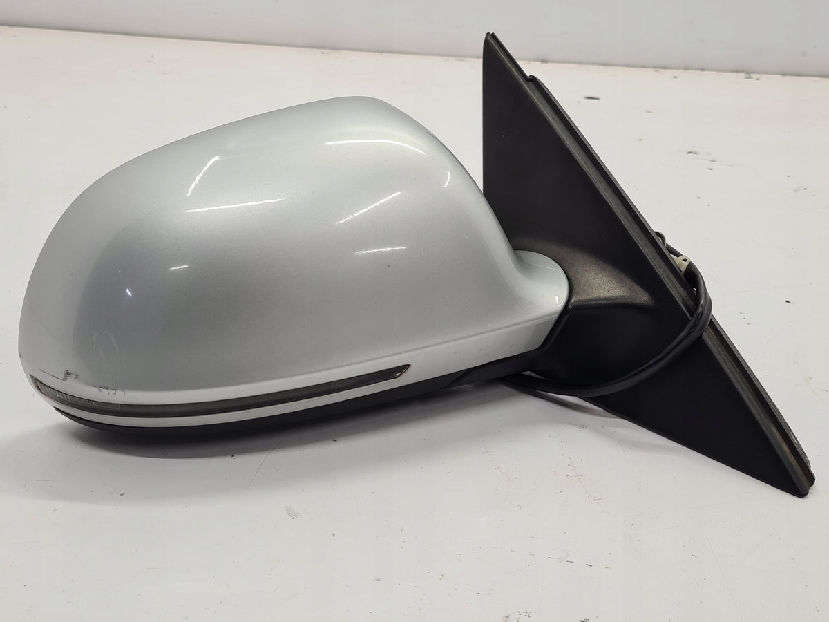 AUDI A4 B8 08R MIRROR RIGHT 6PIN LX7W