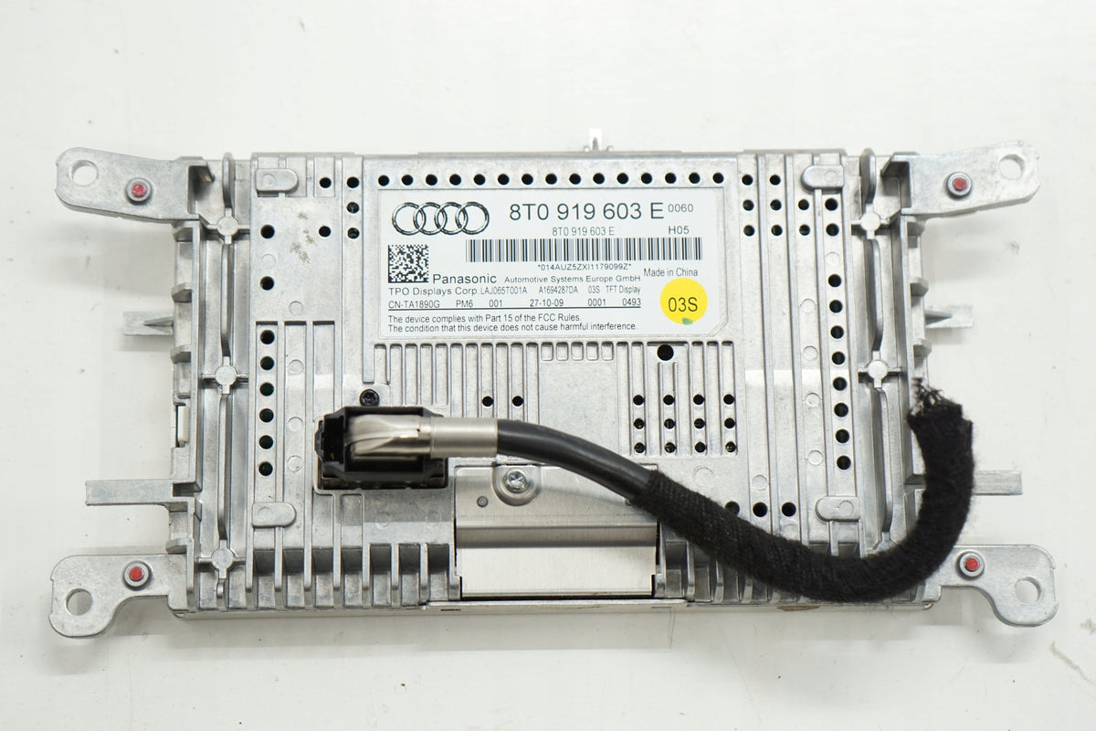 AUDI A4 B8 09R SCREEN DISPLAY RADIO NAVIGATION 8T0919603E