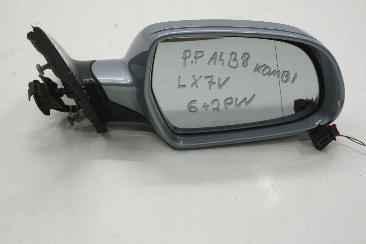 AUDI A4 B8 10R MIRROR RIGHT 8PIN LX7V ANGLIK UK