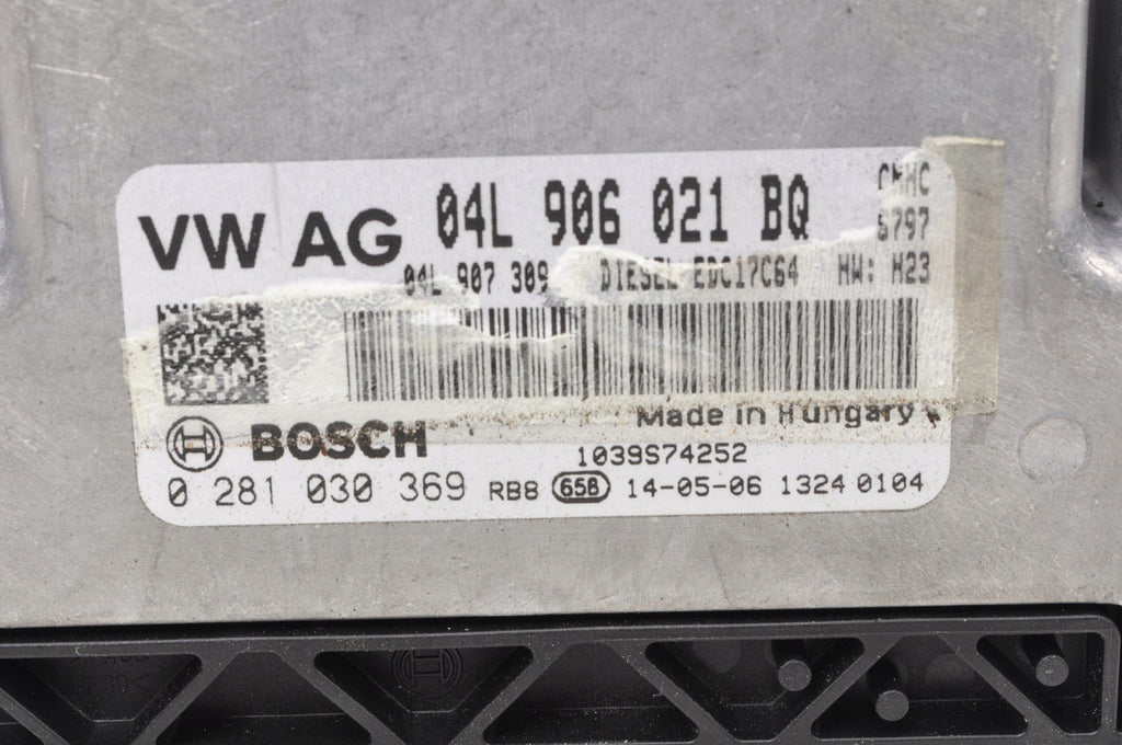 AUDI A4 B8 2.0 TDI ENGINE CONTROLLER 04L906021BQ