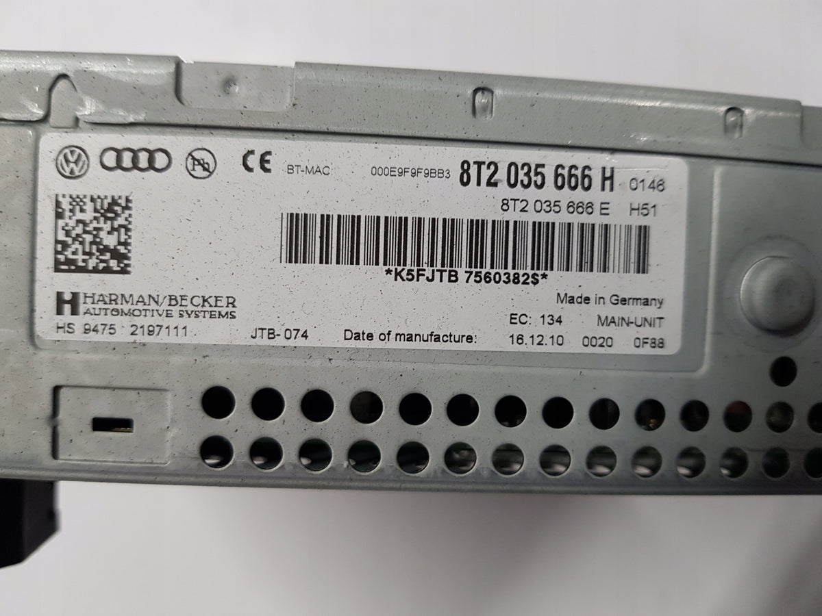 AUDI A4 B8 A5 8T NAVIGATION READER ANGLIK UK 8T2035666H