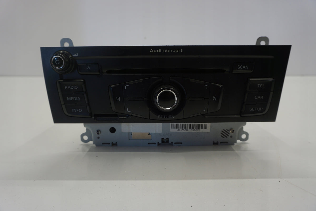 AUDI A4 B8 A5 RADIO CD AUDI CONCERT 8T2035186Q UK
