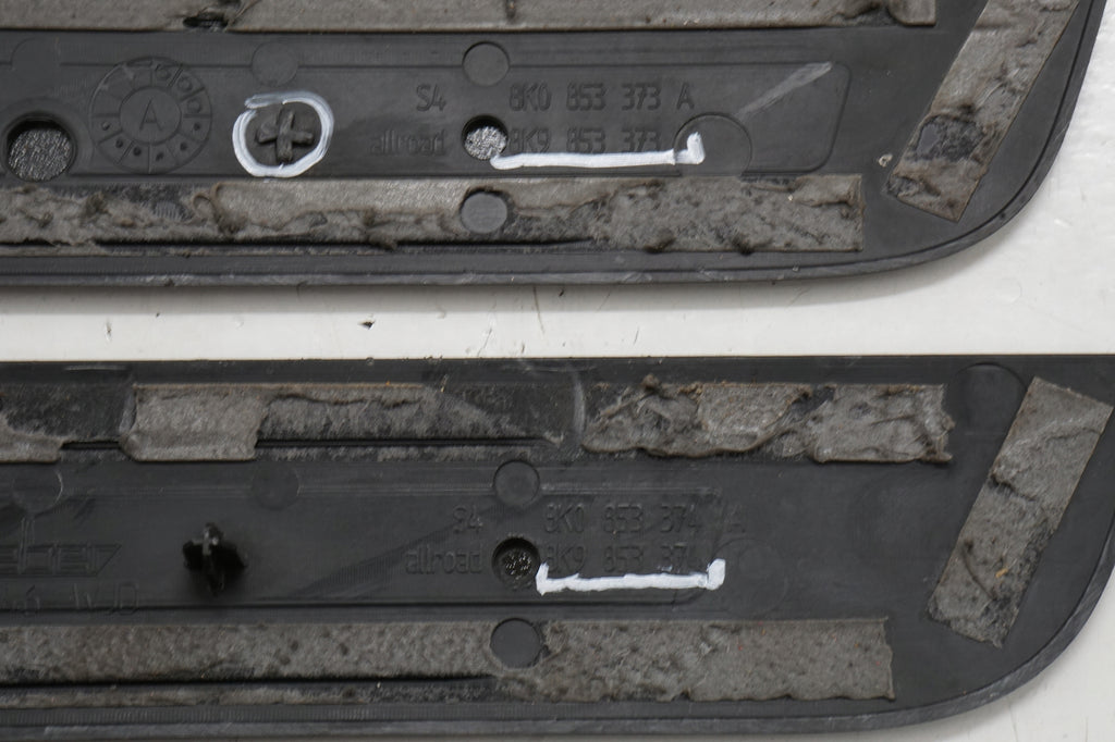 AUDI A4 B8 ALLROAD 09R THRESHOLD MOLDING OVERLAYS 8K9853373