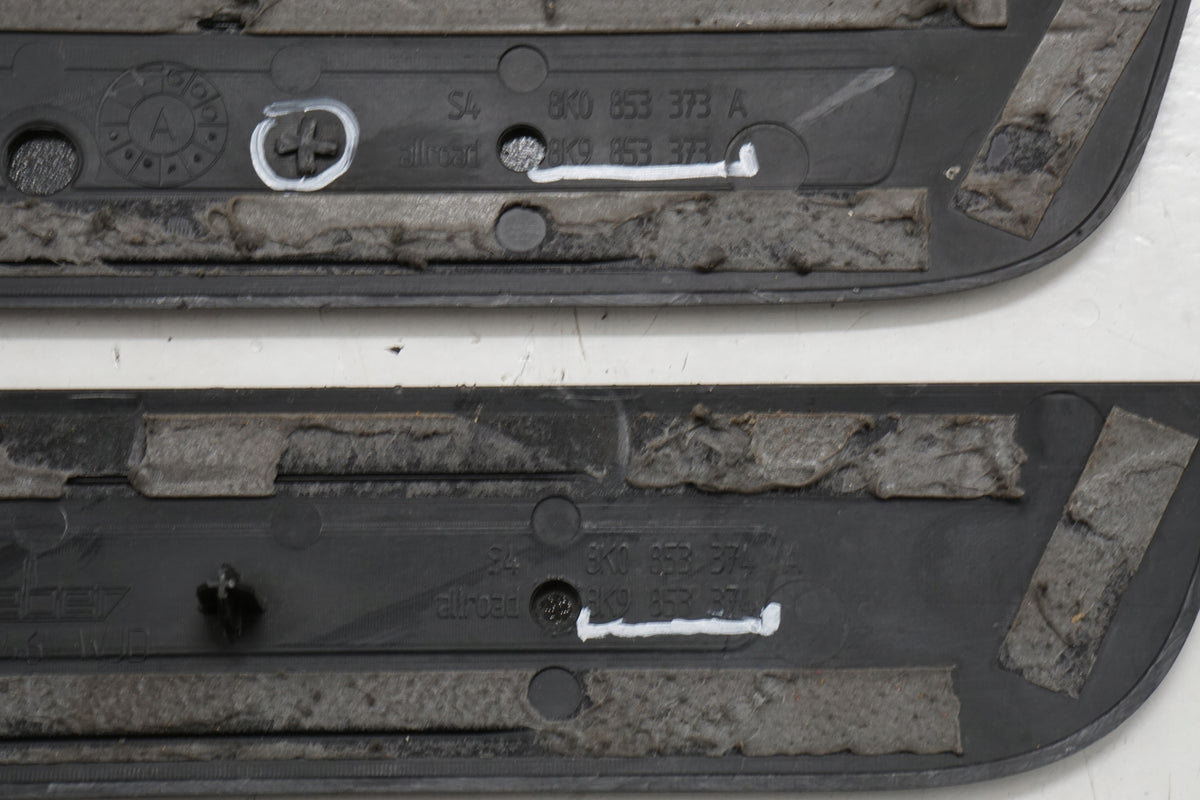 AUDI A4 B8 ALLROAD 09R THRESHOLD MOLDING OVERLAYS 8K9853373