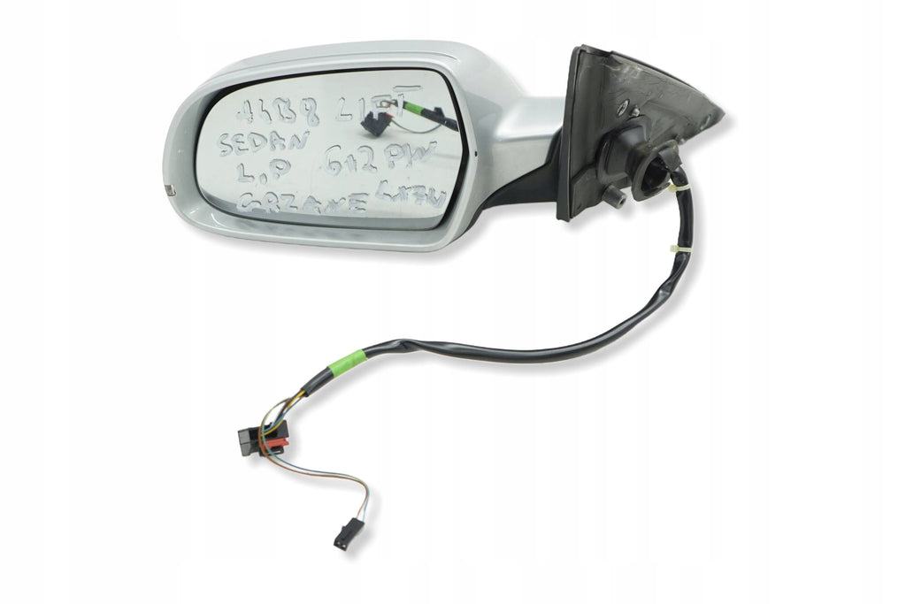 AUDI A4 B8 LIFT 12R MIRROR LEFT 6+2PIN LX7W MULLED ENGLISH