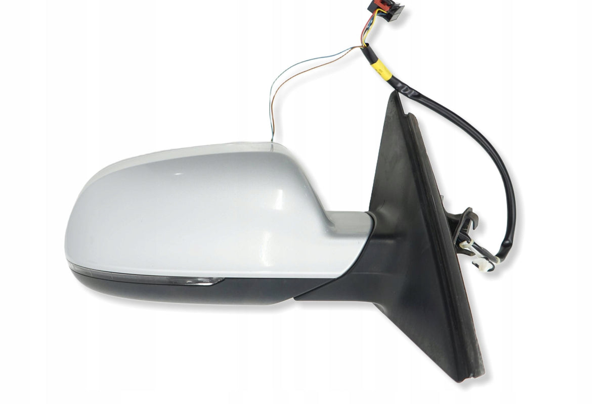 AUDI A4 B8 LIFT 12R MIRROR RIGHT 6+2PIN LX7W MULLED ENGLISH
