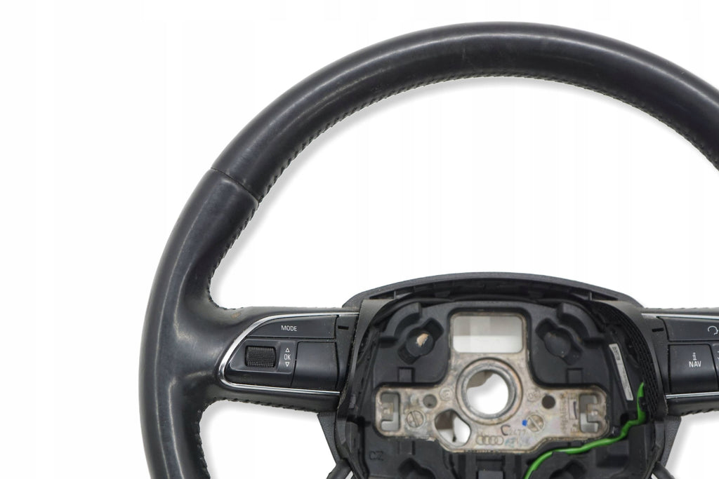 AUDI A4 B8 LIFT 12R STEERING WHEEL LEATHER BLACK MULTI 4L0419091AC