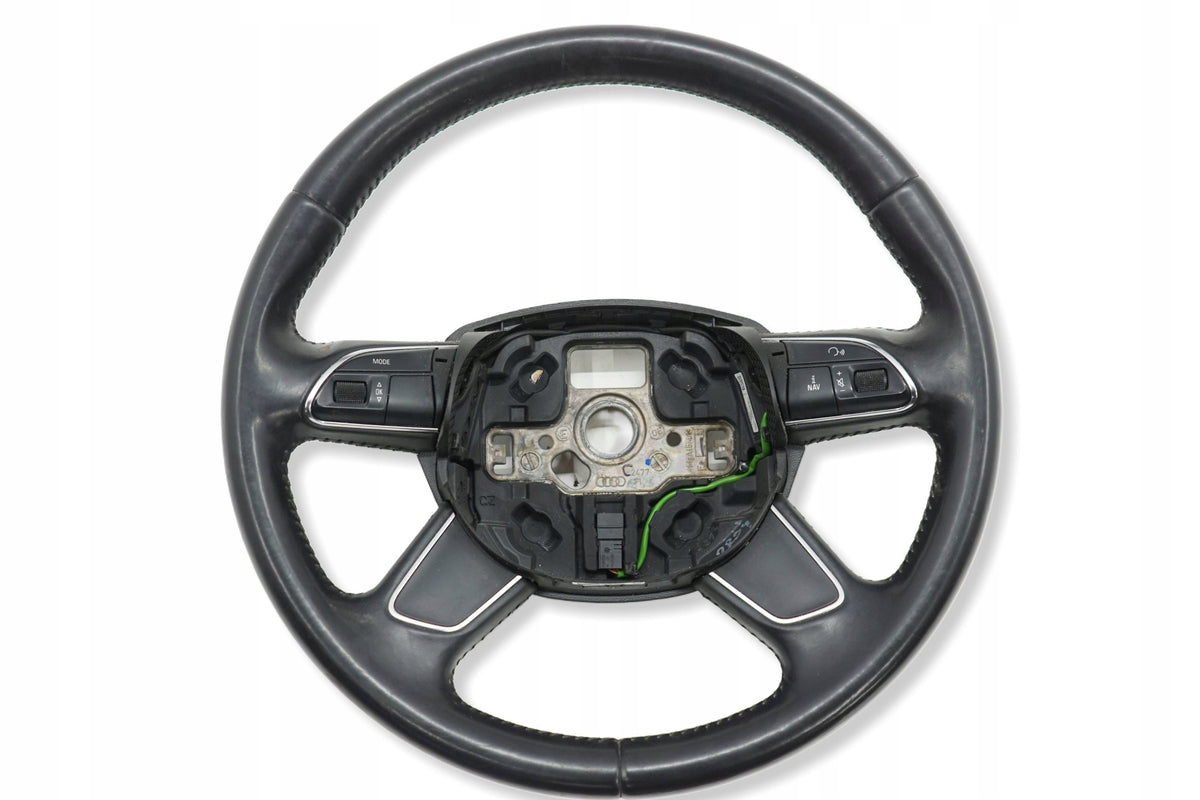 AUDI A4 B8 LIFT 12R STEERING WHEEL LEATHER BLACK MULTI 4L0419091AC