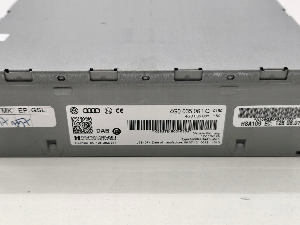 AUDI A4 B8 LIFT 15R RADIO TUNER MODULE 4G0035061Q
