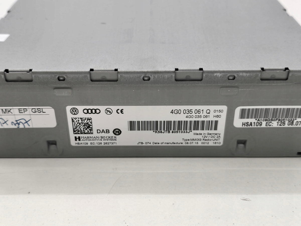 AUDI A4 B8 LIFT 15R RADIO TUNER MODULE 4G0035061Q