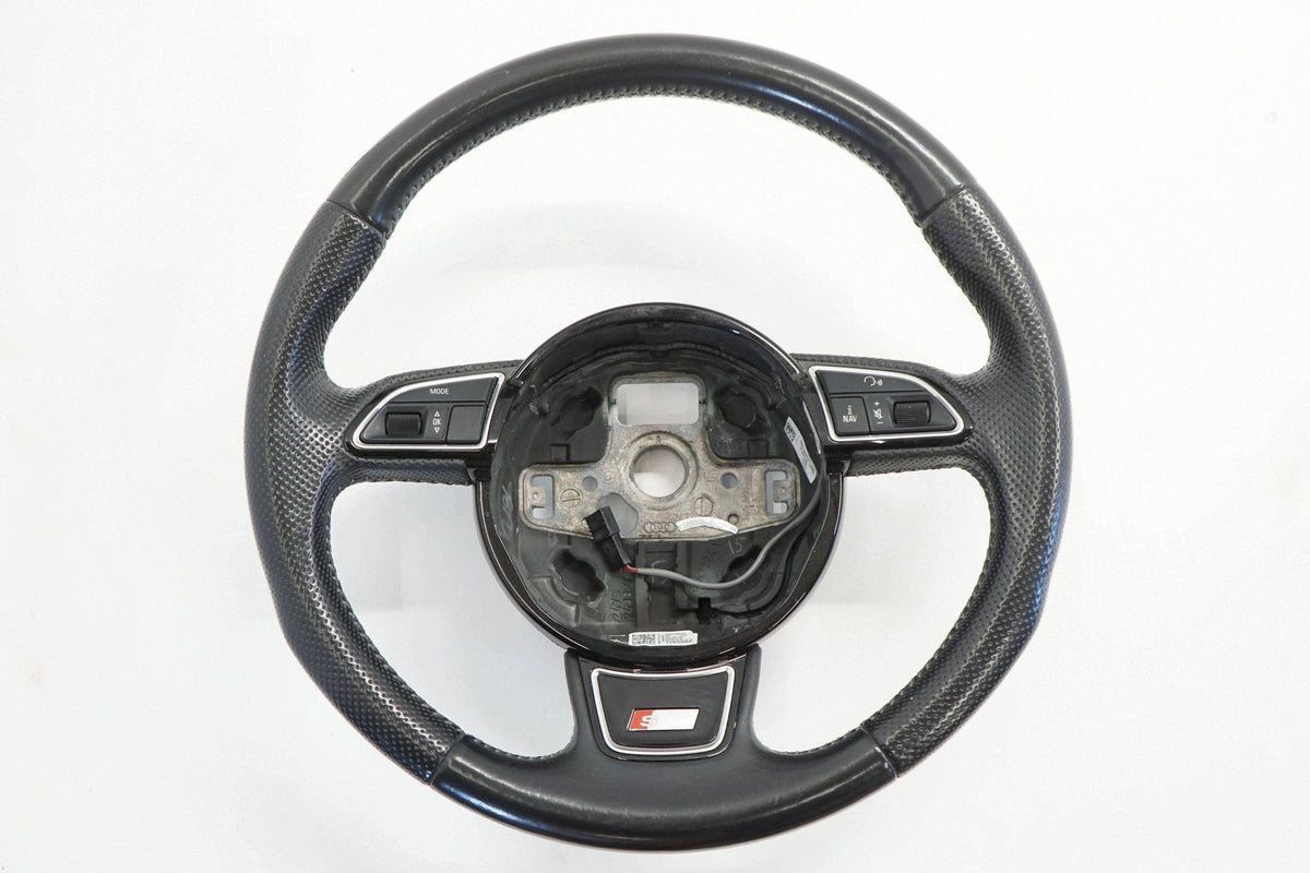AUDI A4 B8 LIFT 15R STEERING WHEEL LEATHER MULTI S-LINE 8K0419091AC