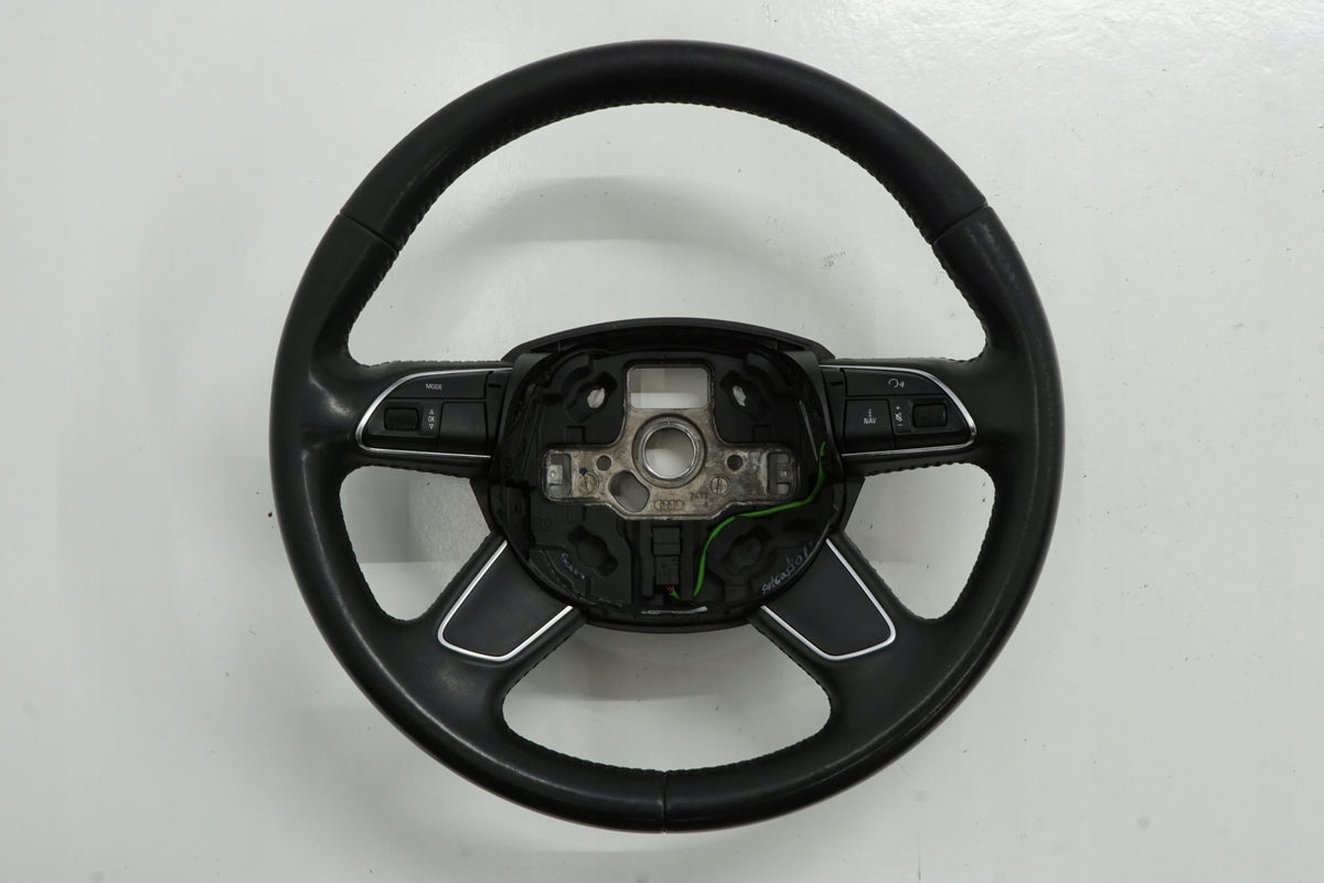 AUDI A4 B8 LIFT 15R STEERING WHEEL MULTIFUCTION LEATHER 4L0419091AC