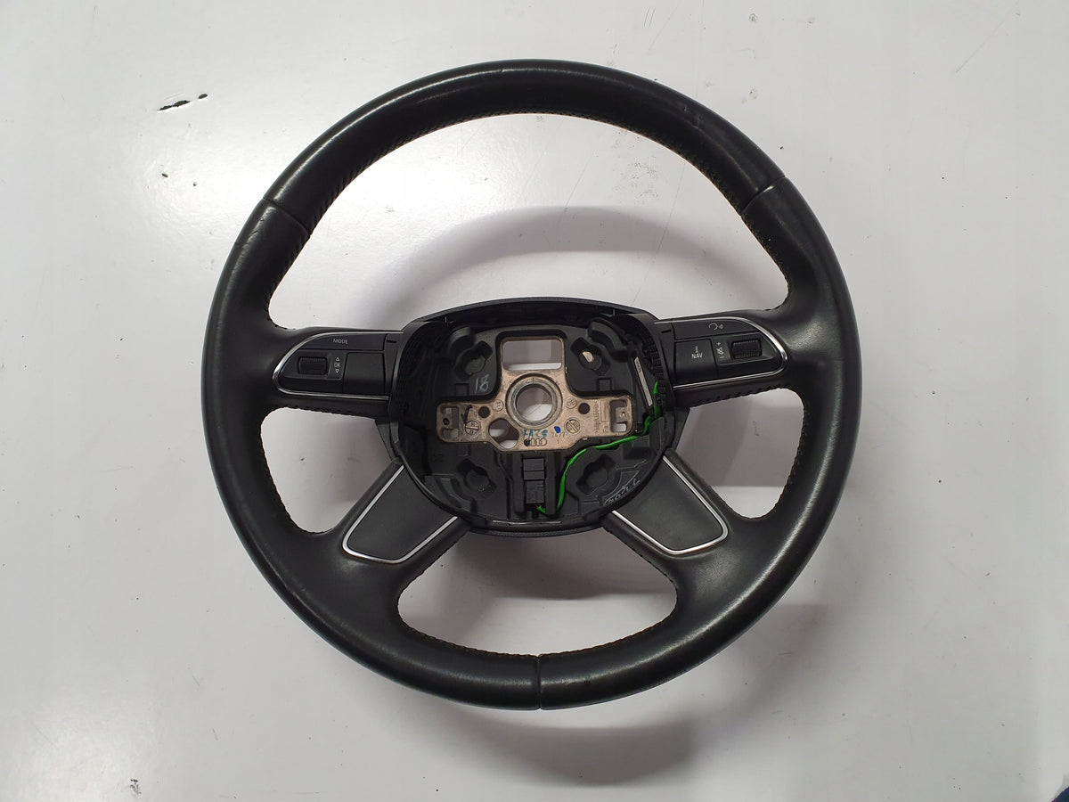 AUDI A4 B8 LIFT LEATHER STEERING WHEEL