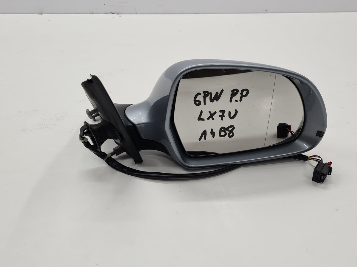 AUDI A4 B8 MIRROR RIGHT 6PIN LX7V ENGLISH