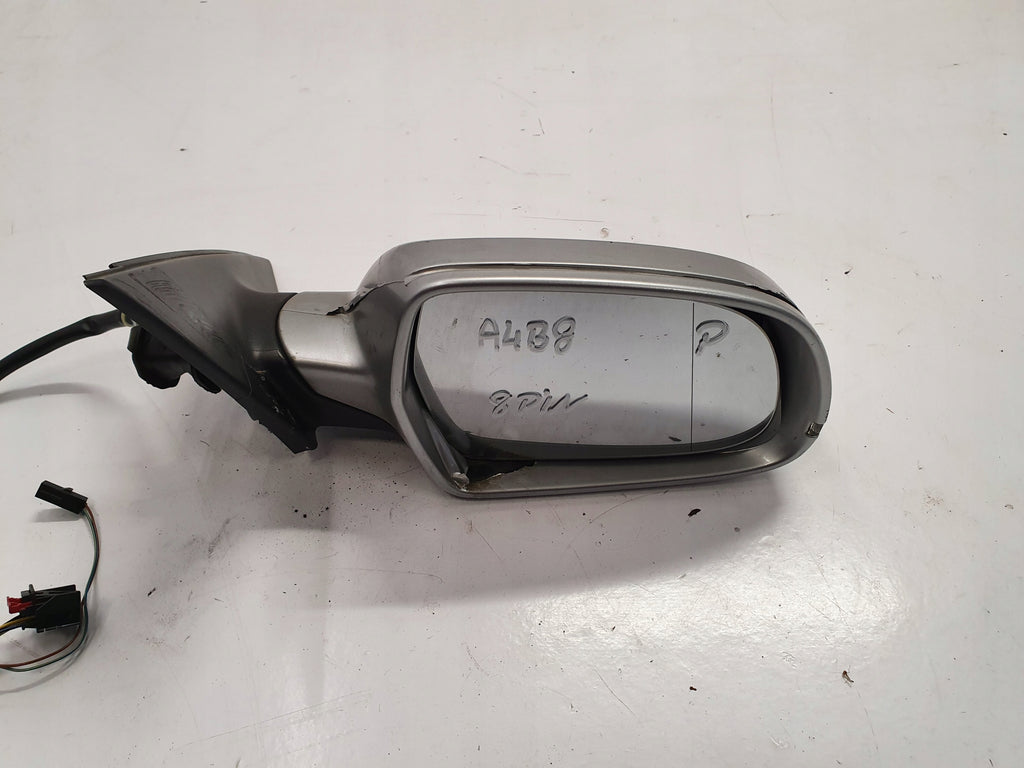 AUDI A4 B8 MIRROR RIGHT 8PIN ENGLISH