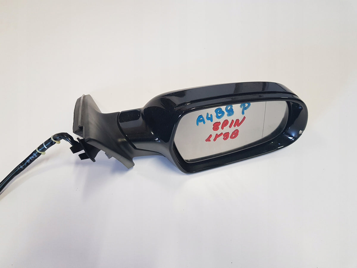 AUDI A4 B8 MIRROR RIGHT 8PIN LY9B ENGLISH