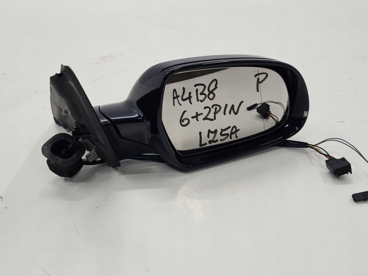 AUDI A4 B8 MIRROR RIGHT 8PIN LZ5A ENGLISH