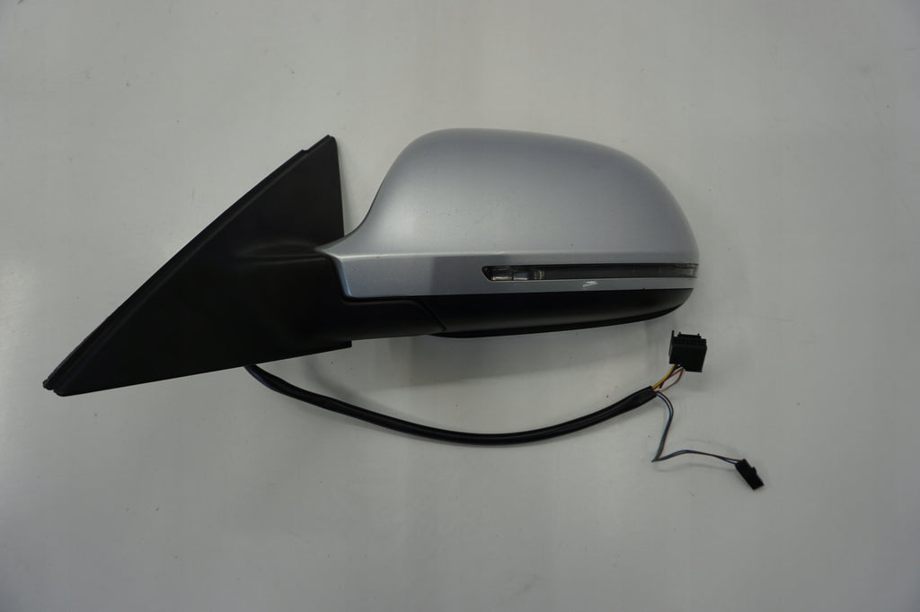 AUDI A4 B8 STATION WAGON MIRROR LEFT 6+2PIN LX7W ENGLISH