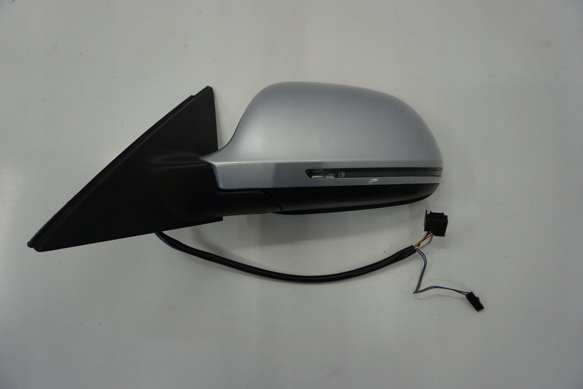 AUDI A4 B8 STATION WAGON MIRROR LEFT 6+2PIN LX7W ENGLISH