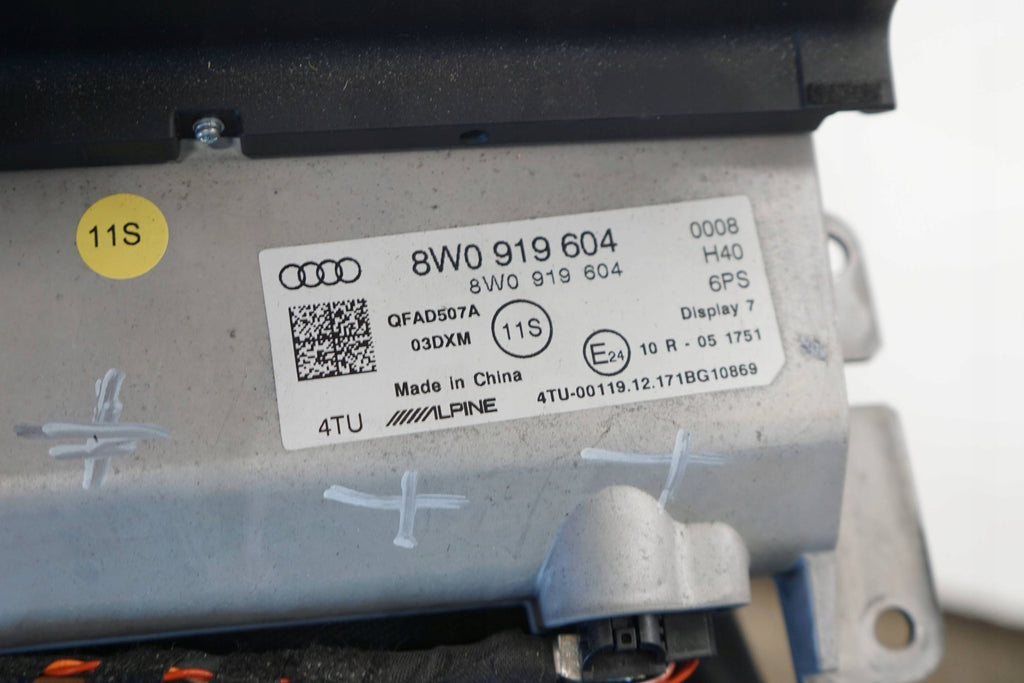 AUDI A4 B9 18R SCREEN MONITOR DISPLAY 8IN0919604